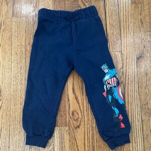 H&M - Kids Navy Blue Captain America Joggers - Size 5T